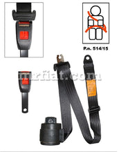 Load image into Gallery viewer, Jaguar XKE E-Type Front Three Point Seat Belts Set 1961-75 Interior Jaguar