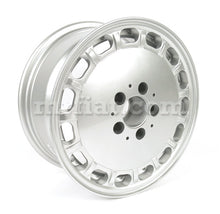 Cargar imagen en el visor de la galería, Mercedes 107 108 109 116 123 126 Gulli Diamond Cut Silver Wheel 8 x 16 Wheel Caps Mercedes