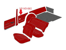 Cargar imagen en el visor de la galería, Volvo Amazon Red Rear Door Panel Set 1962-63 Doors Volvo