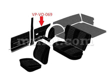 Cargar imagen en el visor de la galería, Volvo Amazon Black Rear Door Panel Set 1965 Doors Volvo
