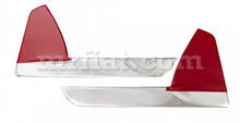 Load image into Gallery viewer, Volvo P1800 Red Silver Lower Door Panel Set 1961-62 Doors Volvo