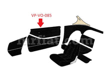 Load image into Gallery viewer, Volvo P1800 Black Upper Door Panel Set 1963 Doors Volvo
