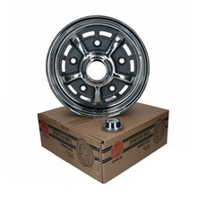 Load image into Gallery viewer, Volkswagen Karmann Ghia Wheel BBT Sprintstar Chrome/Black 5 Lug (5x205)
