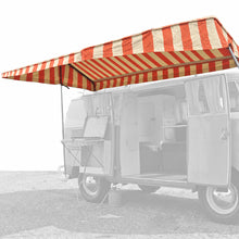 Cargar imagen en el visor de la galería, Volkswagen Bus Westfalia Tent Top Orange/White Bus Volkswagen