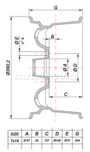 Load image into Gallery viewer, Alfa Romeo GTA Campy Magnesium Replica Wheel 7 x 14