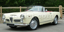 Cargar imagen en el visor de la galería, Alfa Romeo 2600 Spider Military Khaki Outdoor Fabric Car Cover 1961-68 Accessories Alfa Romeo