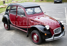 Cargar imagen en el visor de la galería, Citroen 2 CV Black Indoor Fabric Car Cover 1949-90 Accessories Citroen