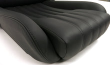 Cargar imagen en el visor de la galería, Alfa Romeo Spider Black Leather Seat Set 66-78 Interior Alfa Romeo