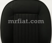Load image into Gallery viewer, Fiat 124 Spider Black Leather Seat Set 66-78 Interior Fiat