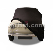 Load image into Gallery viewer, Fiat 500 Black Indoor Fabric Car Cover 1957-75 Accessories Fiat
