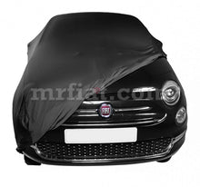 Cargar imagen en el visor de la galería, Fiat 500 C Black Indoor Fabric Car Cover 2017-2019 Accessories Fiat