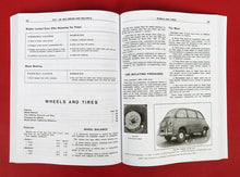 Load image into Gallery viewer, Fiat 600 600 D Multipla Workshop Manual 1955-1969 Accessories Fiat