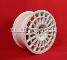 Cargar imagen en el visor de la galería, Lancia Delta Montecarlo HF Integrale White Replica Wheel 8 x 17 4X98 Style 2 Rims Lancia