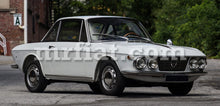 Load image into Gallery viewer, Lancia Fulvia Coupe Grey Indoor Fabric Car Cover W/ Lancia Logo 1963-76 Accessories Lancia