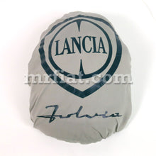 Load image into Gallery viewer, Lancia Fulvia Coupe Grey Indoor Fabric Car Cover W/ Lancia Logo 1963-76 Accessories Lancia