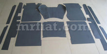 Cargar imagen en el visor de la galería, Mercedes W110 W111 Fintail Complete Grey Floor Mat Door Sill Set 12 Pcs Interior Mercedes