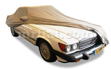 Cargar imagen en el visor de la galería, Mercedes R107 SL Khaki Outdoor Fabric Car Cover W/ Mirror Pockets 1971-89 Accessories Mercedes