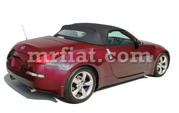 For Nissan 350z 2004-09 Black Vinyl Soft Top Heated Glass – Mrfiat