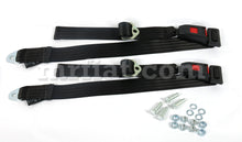 Load image into Gallery viewer, Porsche 911 912 Two Point Seat Belt set Rear 1965-93 Premium Quality Interior Porsche