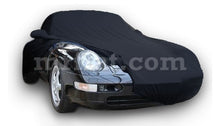 Load image into Gallery viewer, Porsche 911 993 Black Indoor Fabric Car Cover W/ Mirror Pockets 1993-98 Accessories Porsche