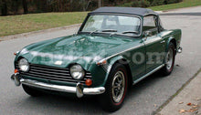 Load image into Gallery viewer, Triumph TR4 TR6 Red Indoor Fabric Car Cover 1961-76 Accessories Triumph