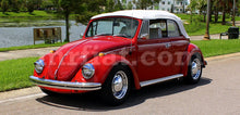 Cargar imagen en el visor de la galería, Volkswagen Beetle Red Indoor Fabric Car Cover 1968-79 Accessories Volkswagen