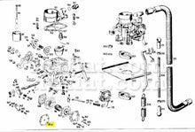 Load image into Gallery viewer, Mercedes 180 Ponton Accelerator Solex 44 Phh Pump Diaphragm Gasket Engine Mercedes   
