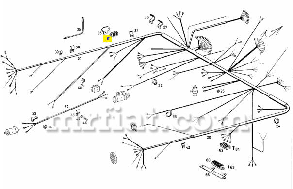 Mercedes 300 SL Cable Connector Cables Mercedes   