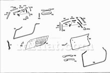 Cargar imagen en el visor de la galería, Mercedes 190 SL 300 SL Roadster Windshield Pillar Rubber Seal Glass and Seals Mercedes   
