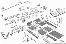 Load image into Gallery viewer, Mercedes 190 SL 180 Ponton 300 SL Rubber Mat Fastener Interior Mercedes   
