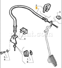 Cargar imagen en el visor de la galería, Alfa Romeo 90 Alfetta Giulietta Accelerator Cable 1977-87 Cables Alfa Romeo
