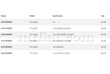 Cargar imagen en el visor de la galería, Alfa Romeo 75 Accelerator Cable 1985-92 Cables Alfa Romeo
