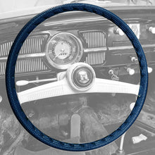 Cargar imagen en el visor de la galería, Volkswagen Thing Steering Wheel Cover Vinyl (40cm/15,5") Dark Blue Volkswagen
