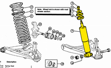 Cargar imagen en el visor de la galería, Fiat 124 Spider – Shock absorber front/rear 66-85 set Rear Axle / Suspension MrFiat
