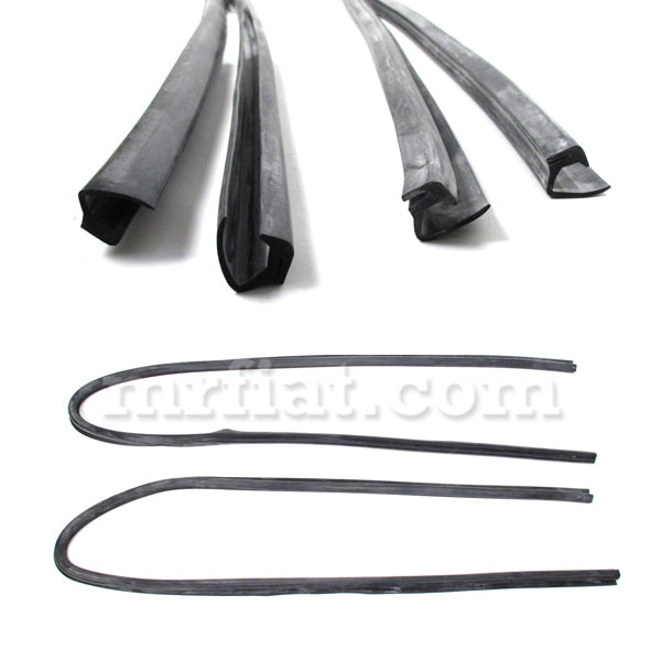 Alfa Romeo Giulietta Sprint 2nd 3rd Series Set Rear Side Window Seal Set Glass and Seals Alfa Romeo   