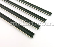 Cargar imagen en el visor de la galería, Alfa Romeo Giulietta Giulia Window Glass Fuzzy Strips Inox Edge Set Glass and Seals Alfa Romeo
