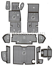Cargar imagen en el visor de la galería, Alfa Romeo 2000 2600 Spider Rubber Mat Set Interior Alfa Romeo
