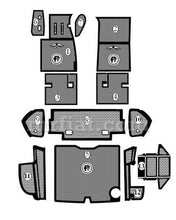 Load image into Gallery viewer, Alfa Romeo 2000 2600 Spider Side Pedal Vertical Rubber Mat #7 Glass and Seals Alfa Romeo

