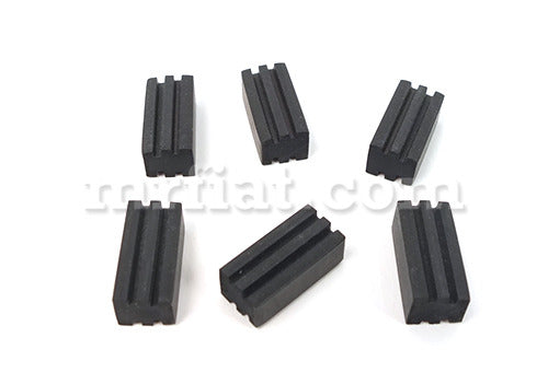 Alfa Romeo GTV Vertical Rear Quarter Windows Rubbers Set (6 Pcs) Glass and Seals Alfa Romeo   