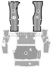 Load image into Gallery viewer, Alfa Romeo GTV Front Rubber Mat #1A (Suspended Pedals) Interior Alfa Romeo   
