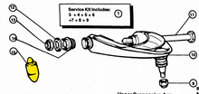 Load image into Gallery viewer, Fiat 124 Spider – Front axle bump stop left or right Front Axle MrFiat
