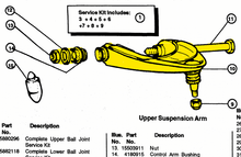 Load image into Gallery viewer, Fiat 124 Spider – Control arm set HP version Front Axle MrFiat
