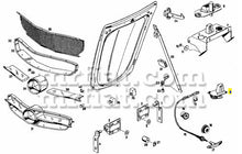 Load image into Gallery viewer, Mercedes 180 190 Ponton Engine Hood Lock Lower Part Engine Compartment Mercedes   
