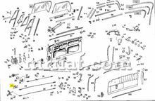 Cargar imagen en el visor de la galería, Mercedes 190 Ponton 220a Door Lock Striker Cone Left Type 1 Doors Mercedes
