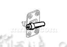 Cargar imagen en el visor de la galería, Mercedes 190 Ponton 220a Door Lock Striker Cone Left Type 1 Doors Mercedes
