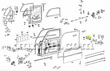 Cargar imagen en el visor de la galería, Mercedes 190 Ponton 220a 300 SL Door Lock Striker Cone Right Type 1 Doors Mercedes
