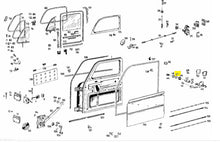 Cargar imagen en el visor de la galería, Mercedes 180 190 Ponton 220a Door Lock Moulding Doors Mercedes
