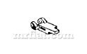 Cargar imagen en el visor de la galería, Mercedes 190 Ponton 220a Seat Front Left Support Plate Interior Mercedes
