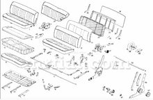 Cargar imagen en el visor de la galería, Mercedes 190 Ponton 220a Seat Rear Left Support Plate Interior Mercedes   
