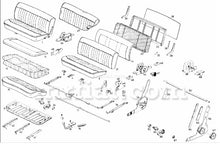 Cargar imagen en el visor de la galería, Mercedes 190 Ponton 220a Seat Backrest Support Right Interior Mercedes   
